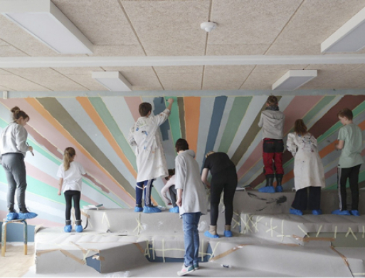 Kreativiteten fik frit spil på Den fri Hestehaveskole