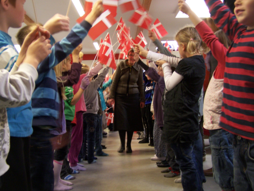 Festligt farvel på sidste skoledag