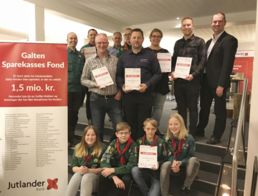 Galten Sparekasses Fond hejser flaget for Galten