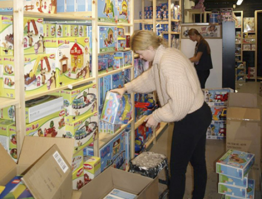 Legetøjsbutik åbner i Låsby