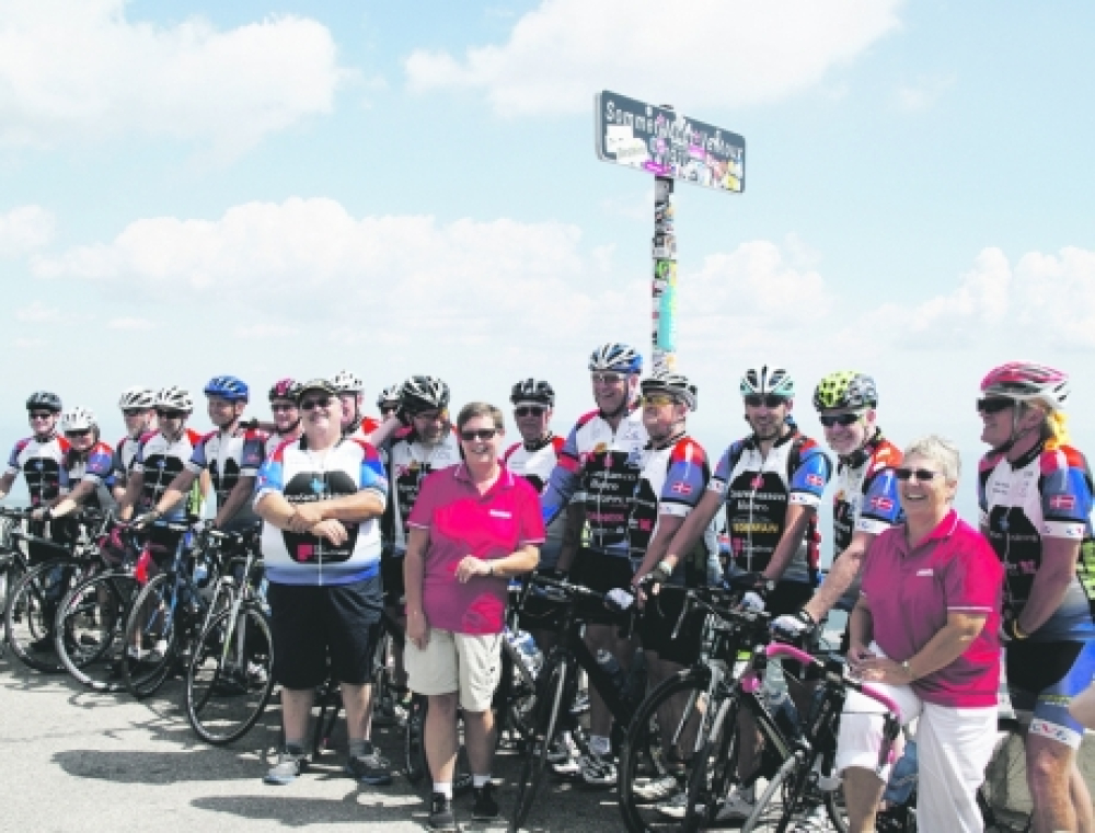 15 CVG-ryttere til tops på Mont Ventoux