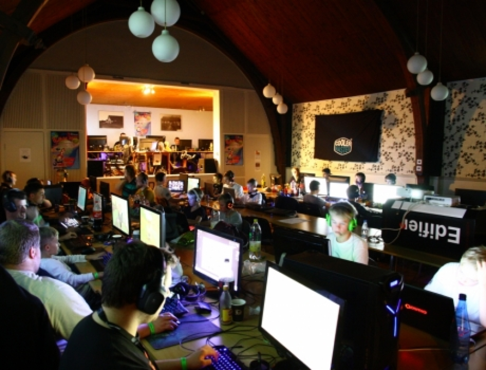 Stor succes med LAN-party