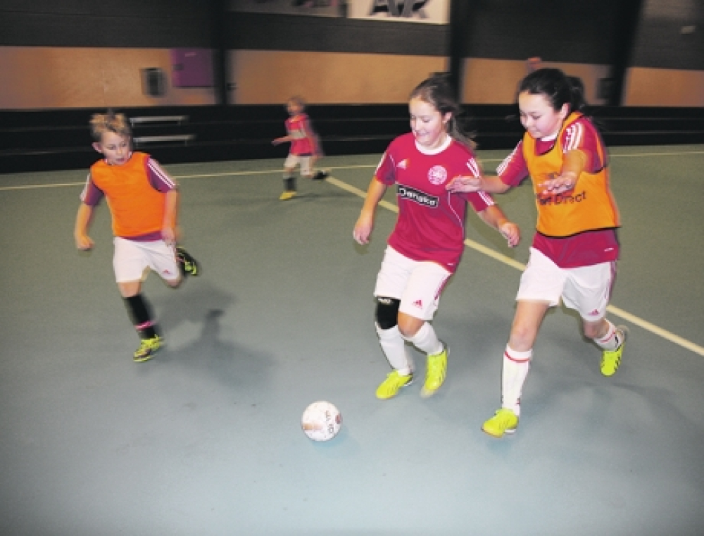 Fodboldskole satte fut i vinterferien