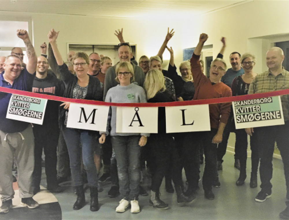 Vellykket år for rygestop-indsatsen i Skanderborg Kommune